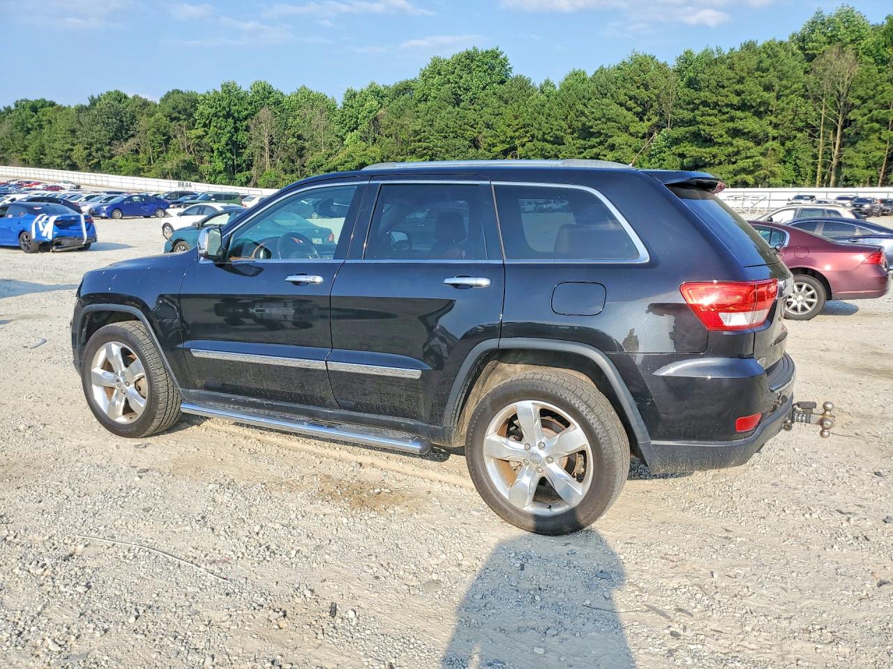 2012 Jeep Grand Cherokee Overland Silver vin: 1C4RJECT7CC263905