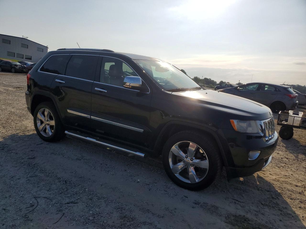 2012 Jeep Grand Cherokee Overland Silver vin: 1C4RJECT7CC263905