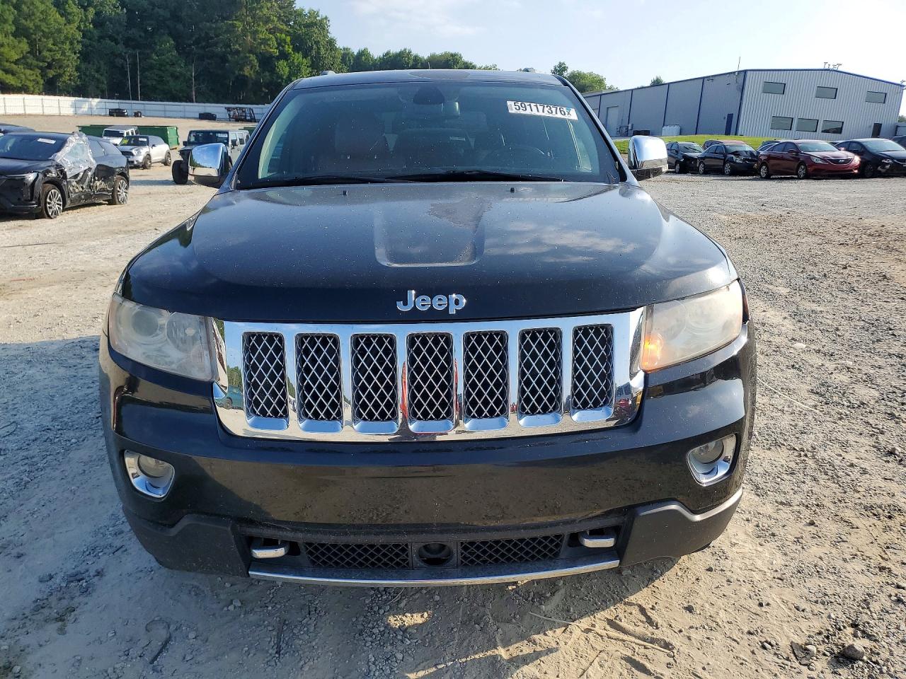 2012 Jeep Grand Cherokee Overland Silver vin: 1C4RJECT7CC263905