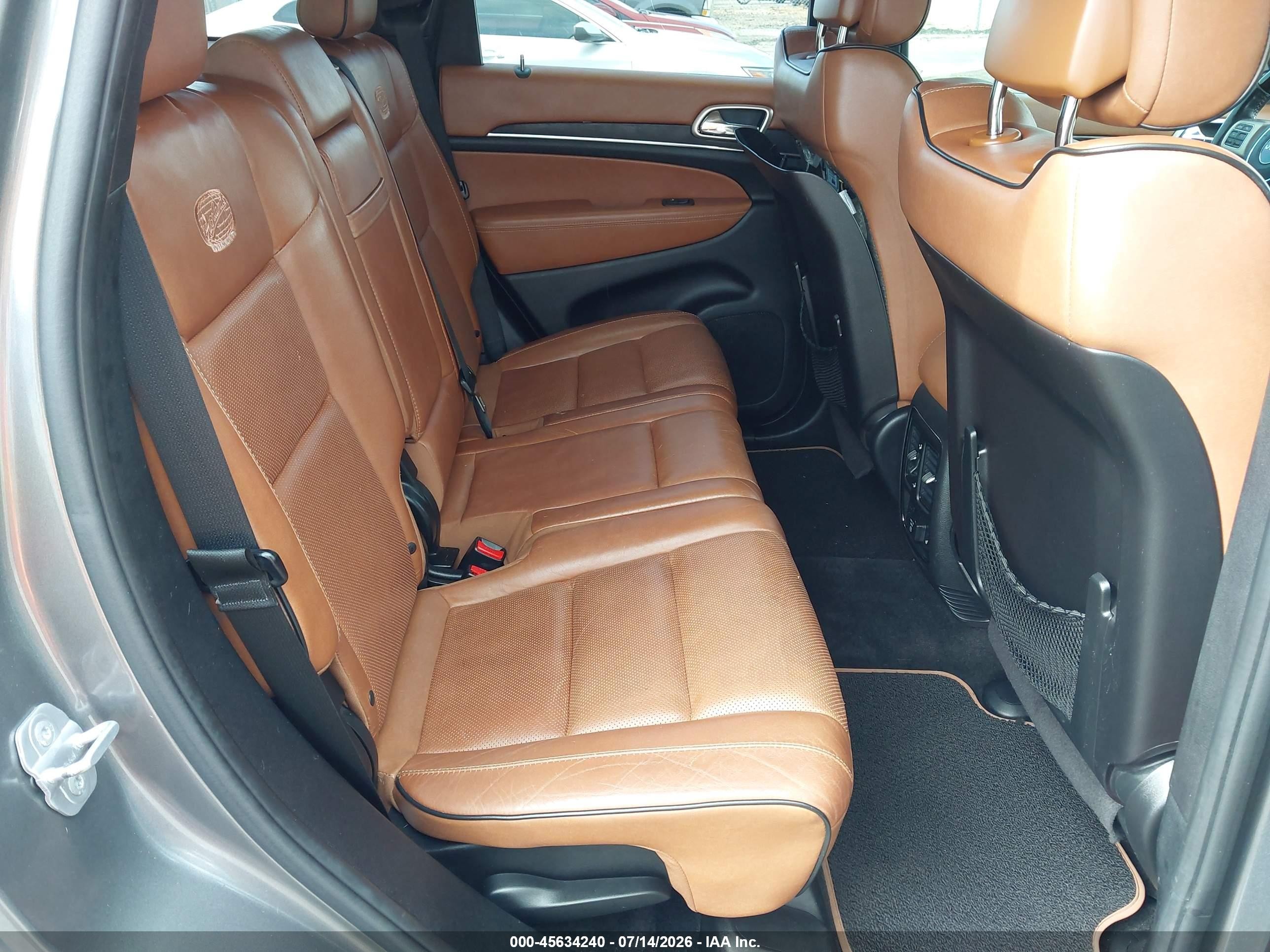 2012 Jeep Grand Cherokee Overland Gray vin: 1C4RJECT8CC247180