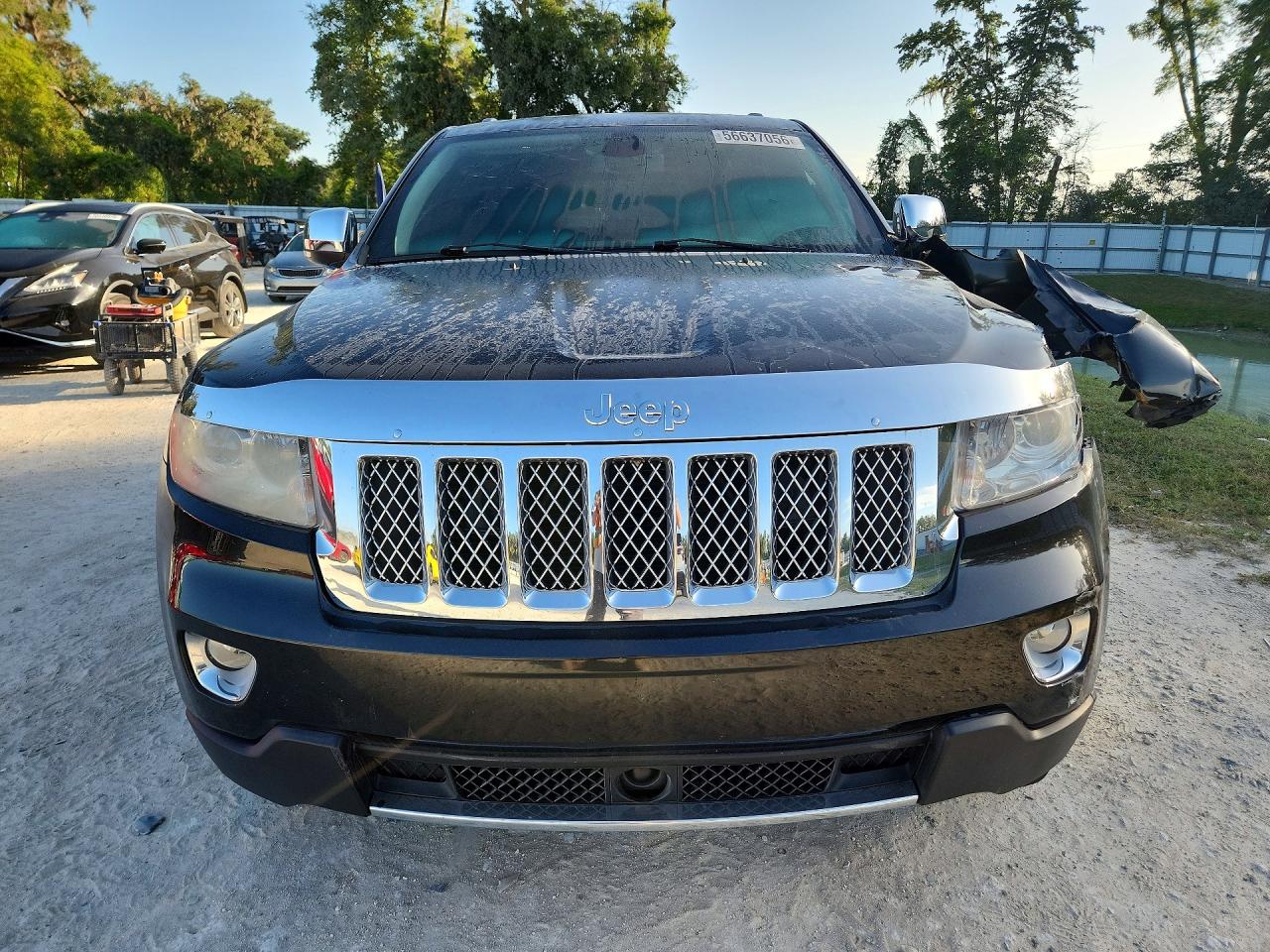 2012 Jeep Grand Cherokee Overland Black vin: 1C4RJECT9CC194635
