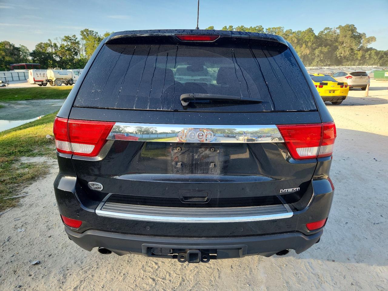 2012 Jeep Grand Cherokee Overland Black vin: 1C4RJECT9CC194635