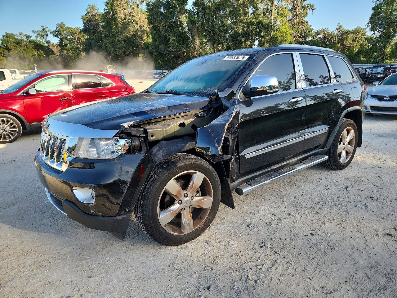 2012 Jeep Grand Cherokee Overland Black vin: 1C4RJECT9CC194635