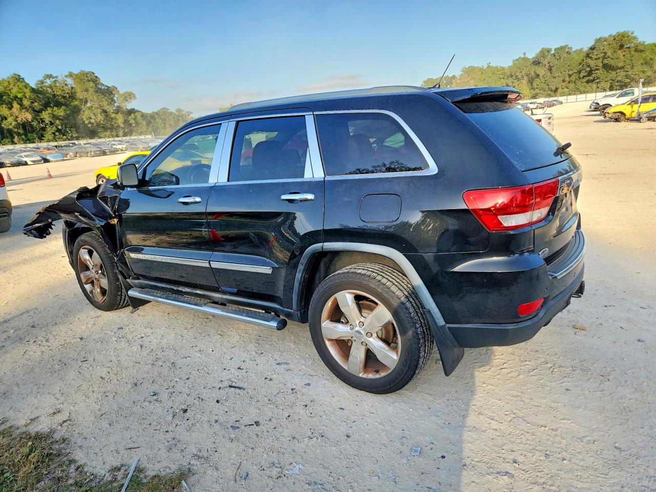 2012 Jeep Grand Cherokee Overland Black vin: 1C4RJECT9CC194635