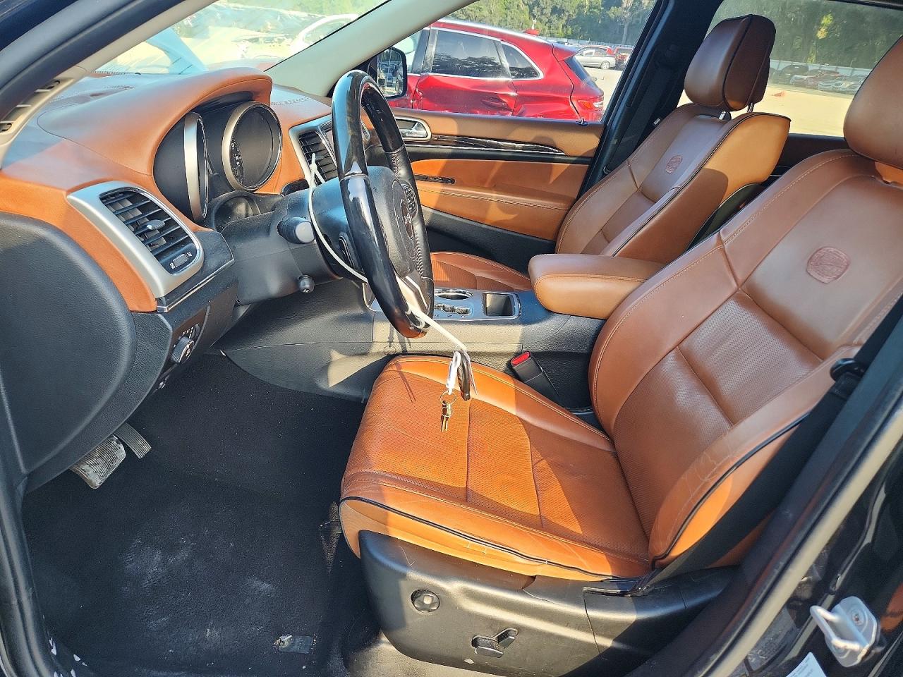 2012 Jeep Grand Cherokee Overland Black vin: 1C4RJECT9CC194635