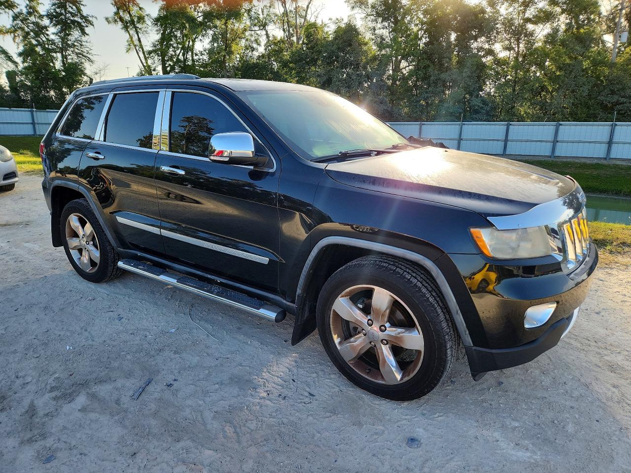 2012 Jeep Grand Cherokee Overland Black vin: 1C4RJECT9CC194635
