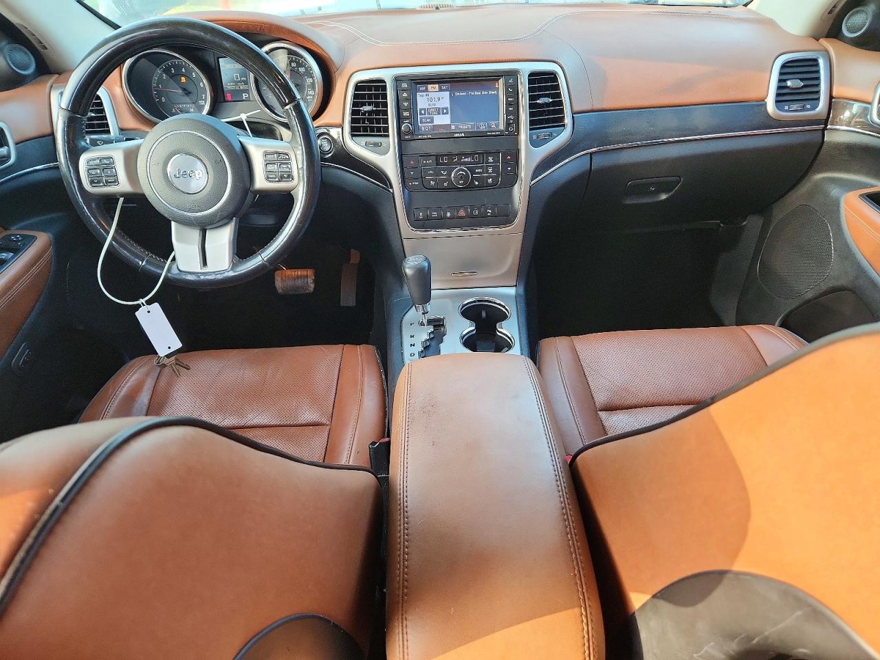 2012 Jeep Grand Cherokee Overland Black vin: 1C4RJECT9CC194635