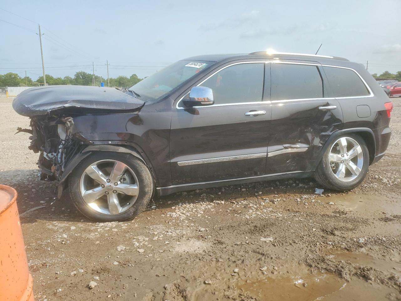 2013 Jeep Grand Cherokee Overland Brown vin: 1C4RJECT9DC591005
