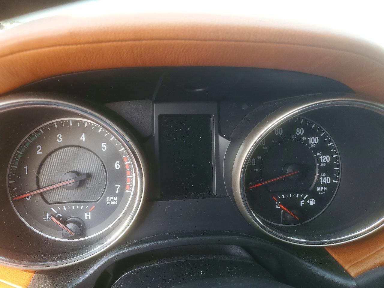 2013 Jeep Grand Cherokee Overland Brown vin: 1C4RJECT9DC591005