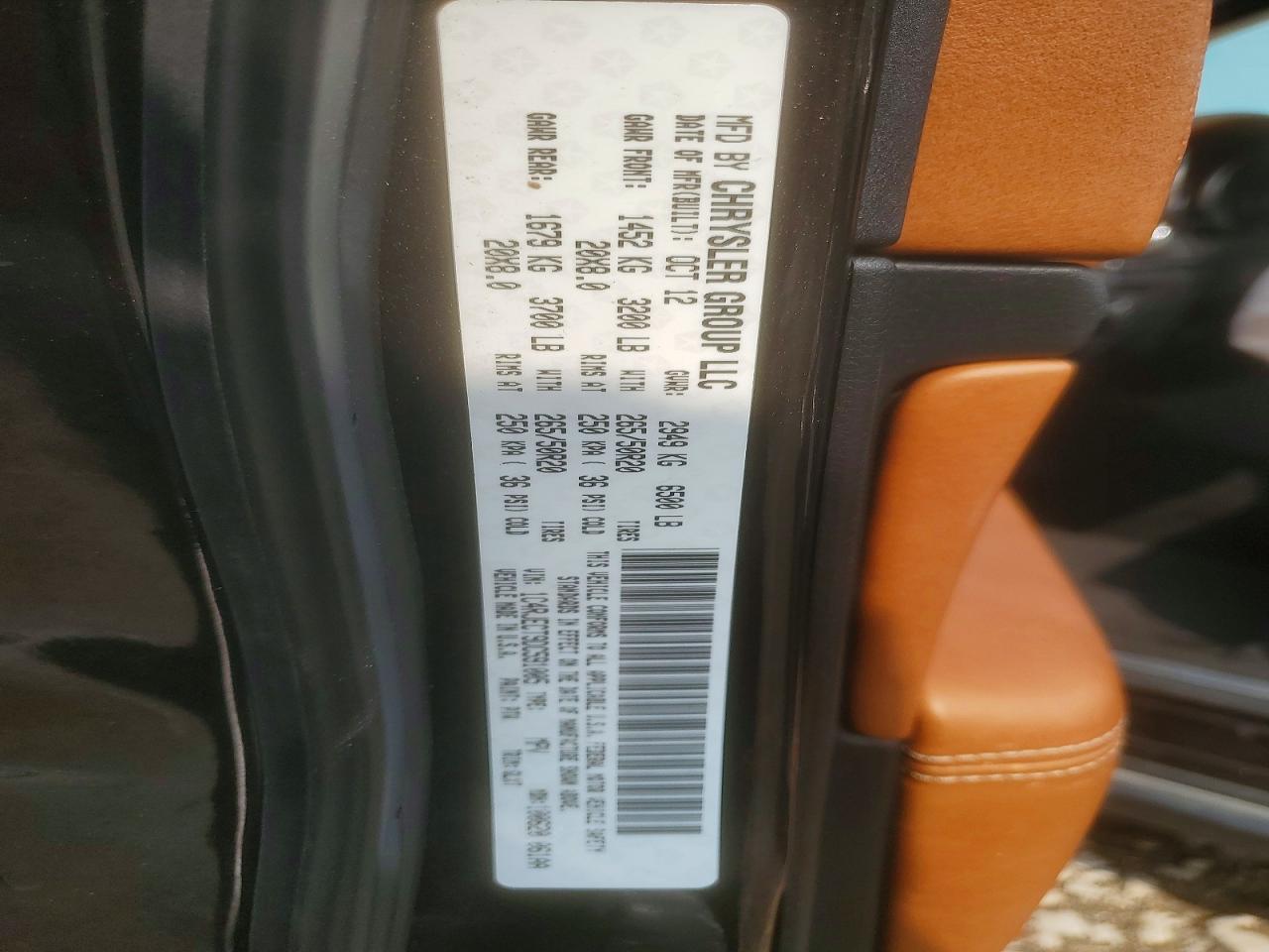 2013 Jeep Grand Cherokee Overland Brown vin: 1C4RJECT9DC591005