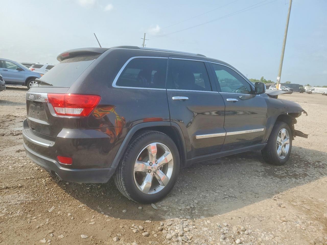2013 Jeep Grand Cherokee Overland Brown vin: 1C4RJECT9DC591005