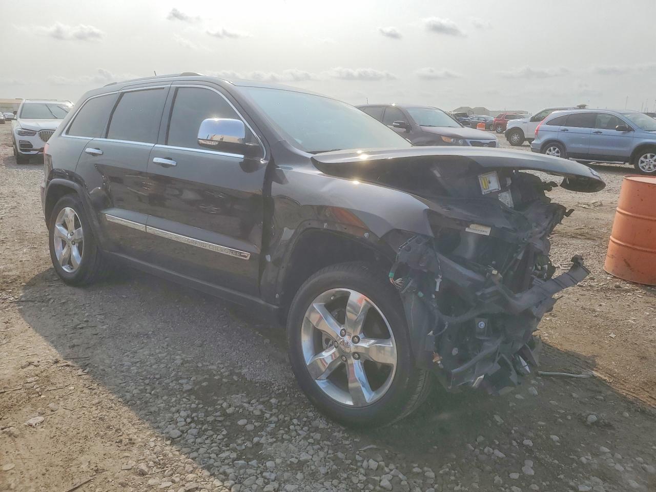 2013 Jeep Grand Cherokee Overland Brown vin: 1C4RJECT9DC591005