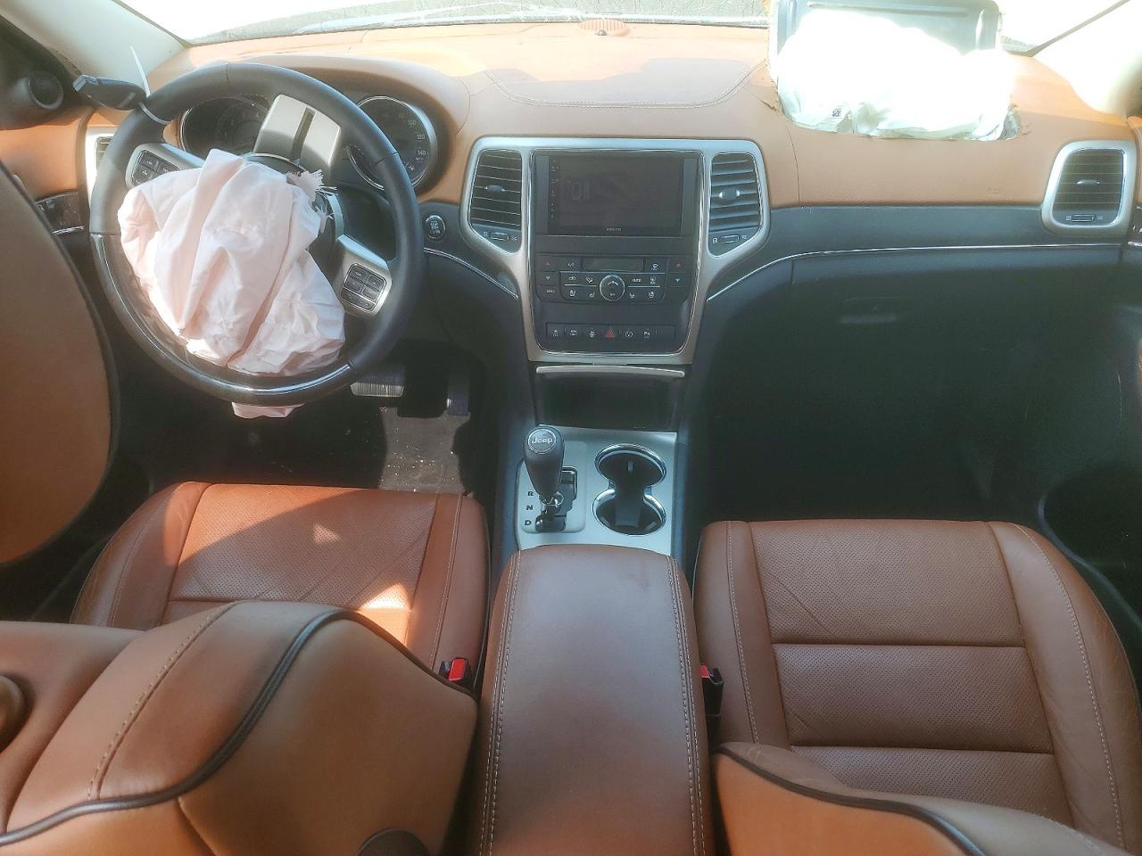 2013 Jeep Grand Cherokee Overland Brown vin: 1C4RJECT9DC591005