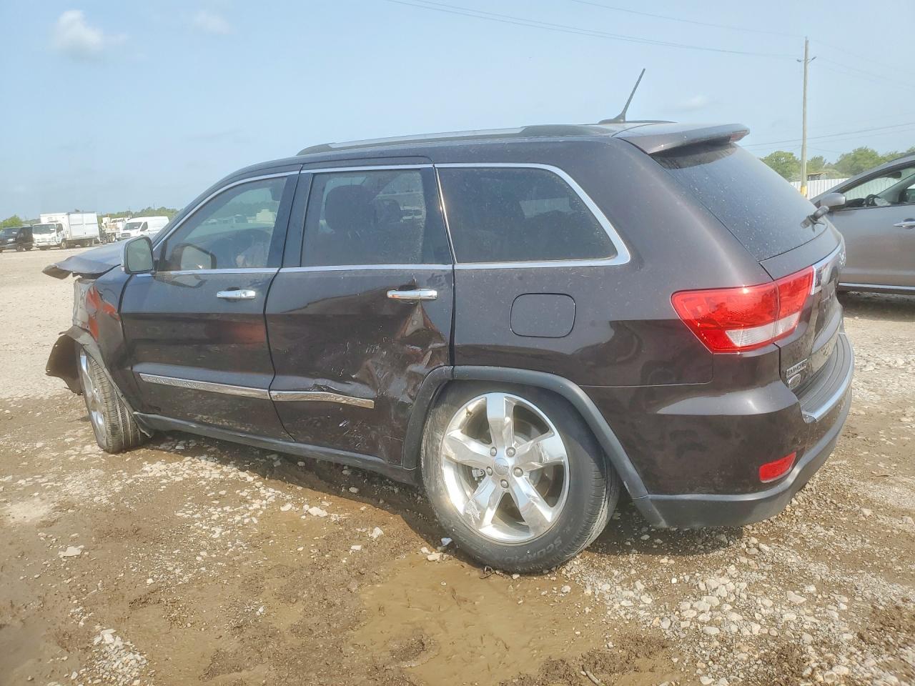 2013 Jeep Grand Cherokee Overland Brown vin: 1C4RJECT9DC591005