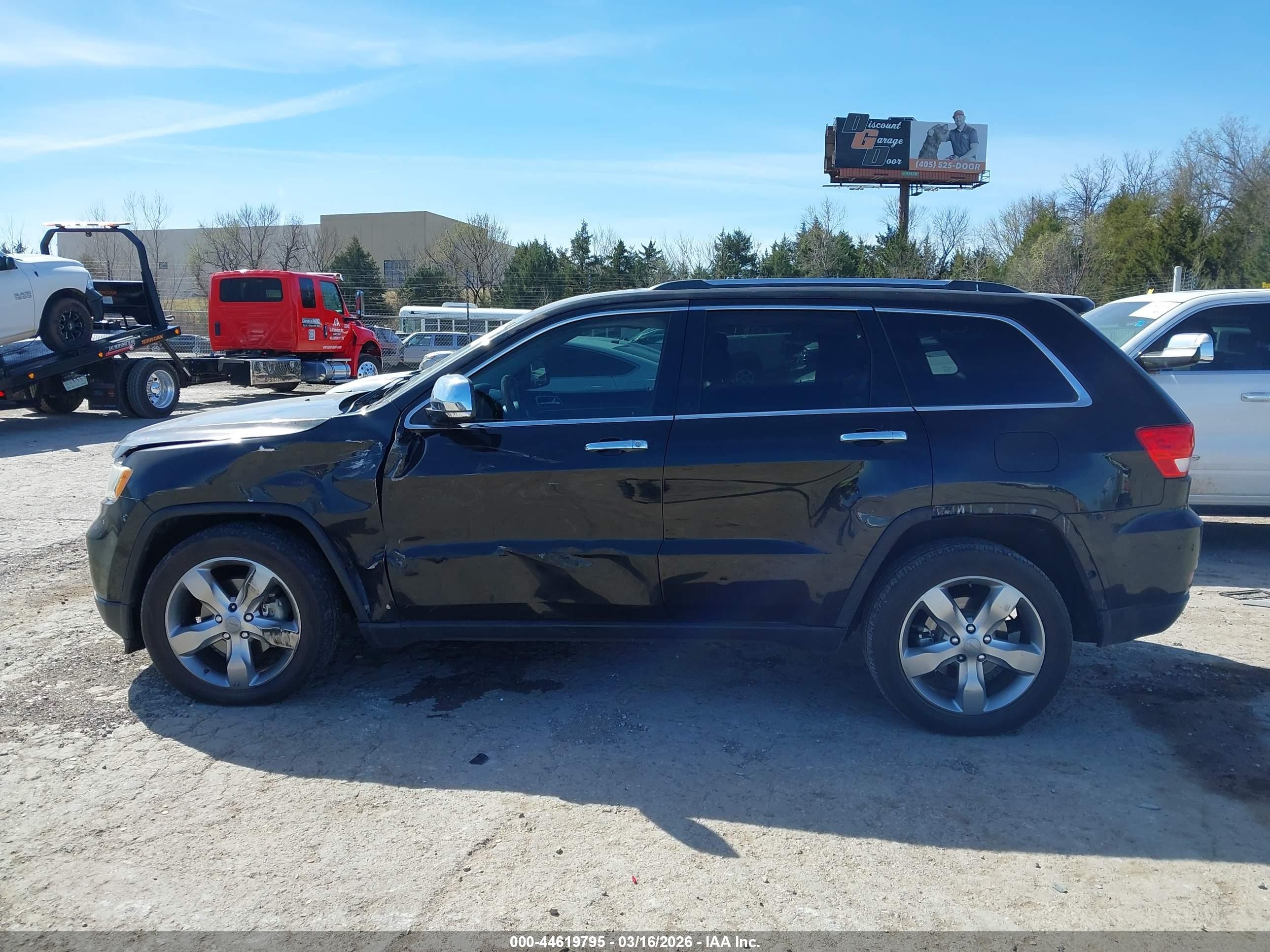 2013 Jeep Grand Cherokee Overland Black vin: 1C4RJECT9DC647010