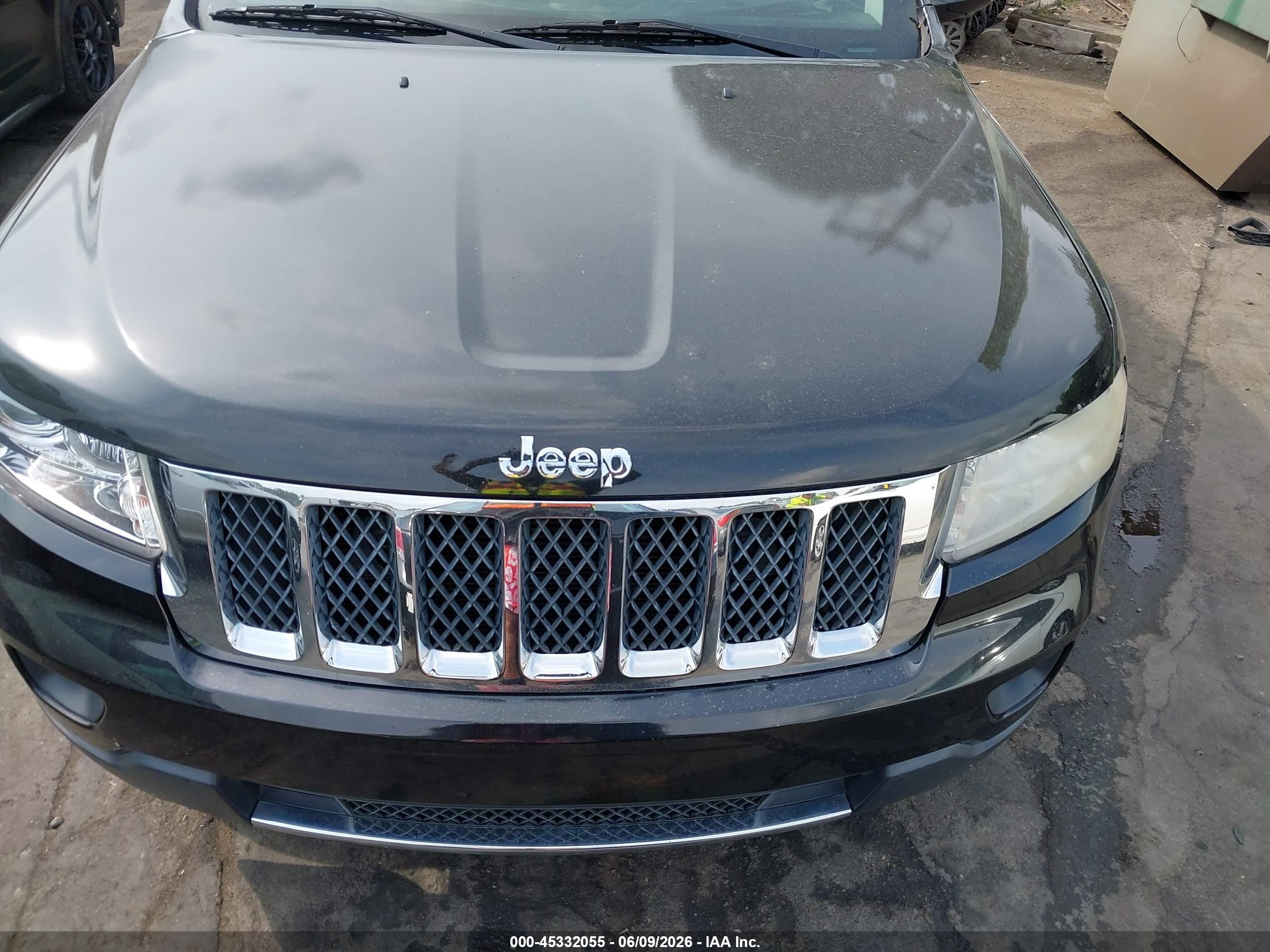 2013 Jeep Grand Cherokee Overland Black vin: 1C4RJECT9DC652241