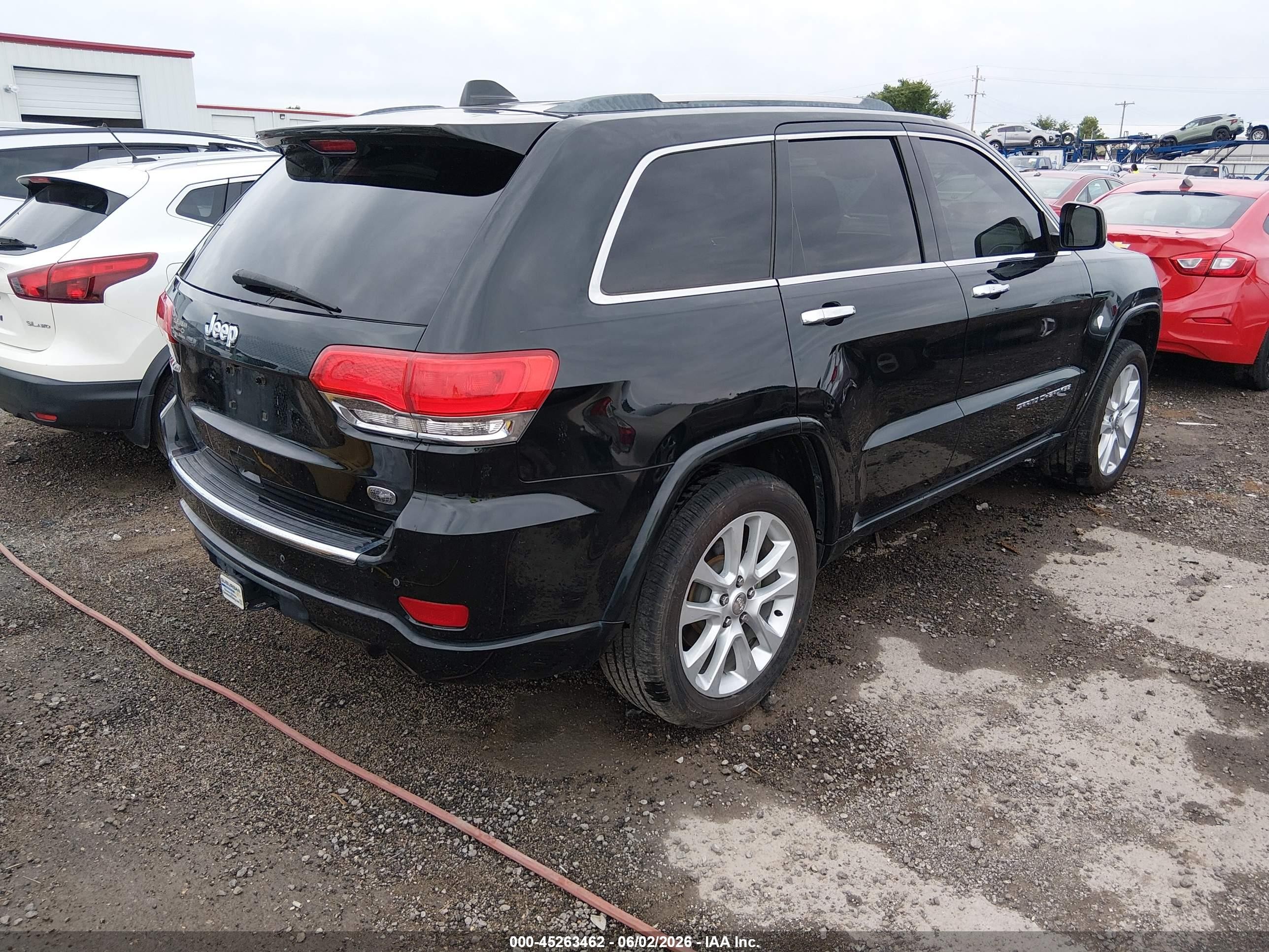 2014 Jeep Grand Cherokee Overland Black vin: 1C4RJECT9EC160424