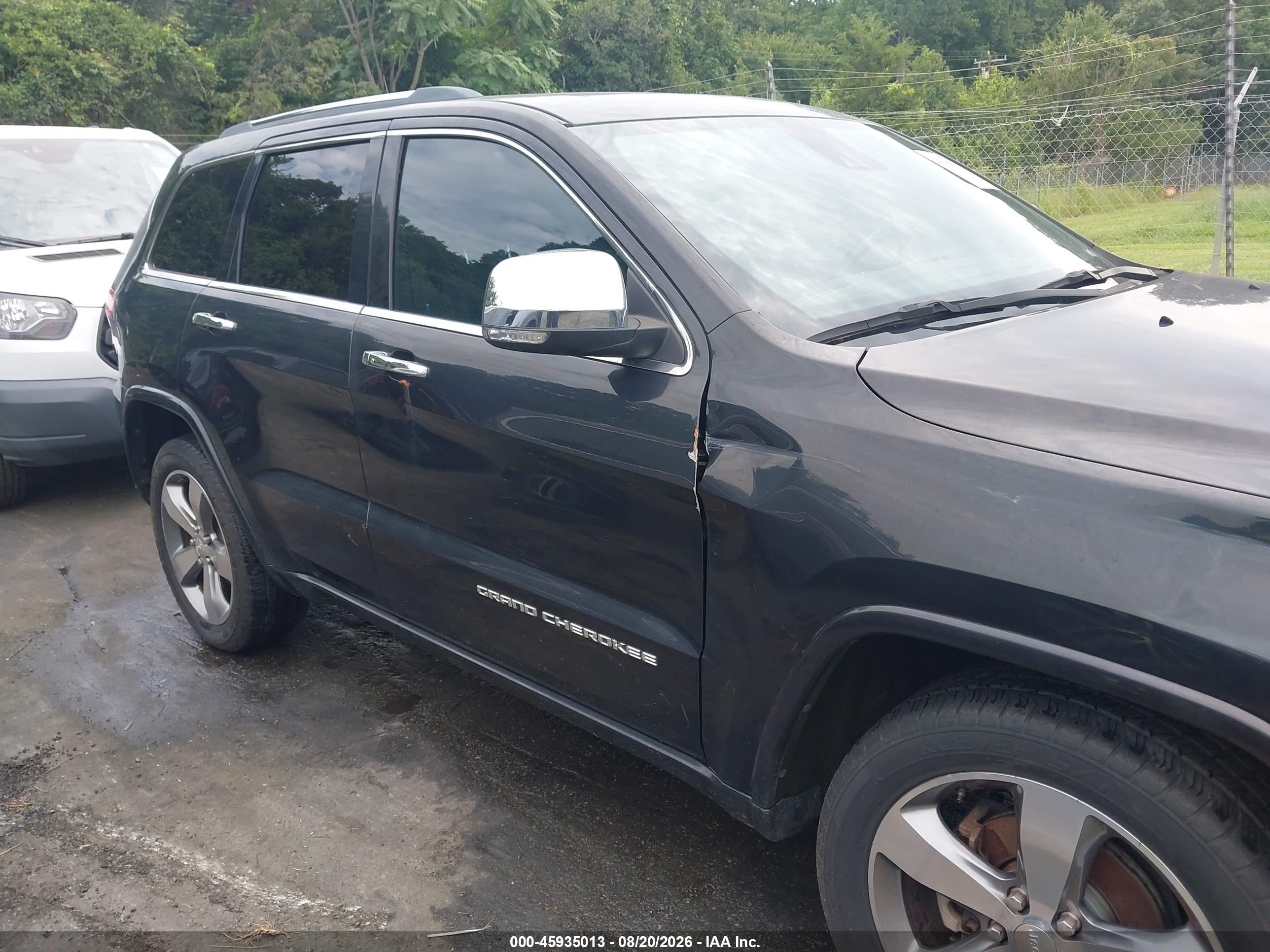 2014 Jeep Grand Cherokee Overland Black vin: 1C4RJECT9EC212473