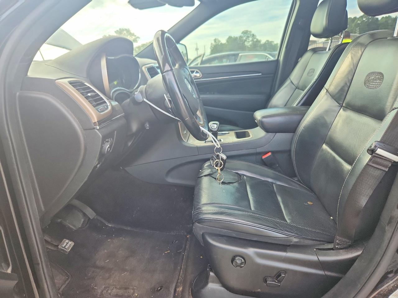 2015 Jeep Grand Cherokee Overland Black vin: 1C4RJECTXFC769734