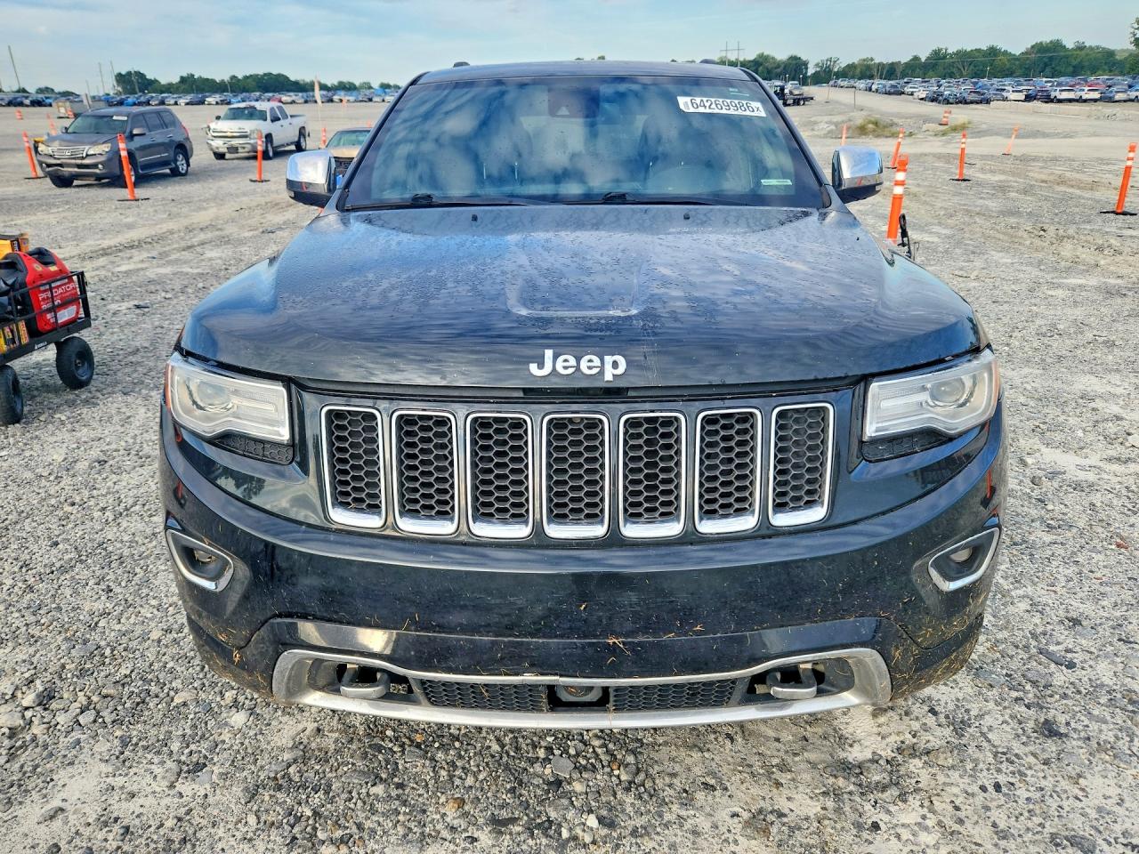 2015 Jeep Grand Cherokee Overland Black vin: 1C4RJECTXFC769734