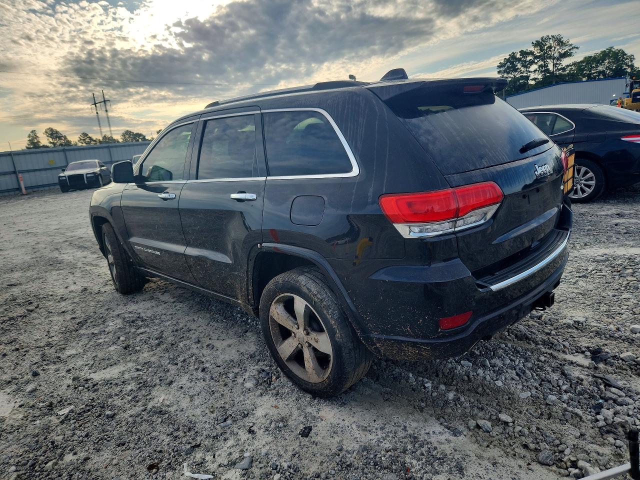 2015 Jeep Grand Cherokee Overland Black vin: 1C4RJECTXFC769734