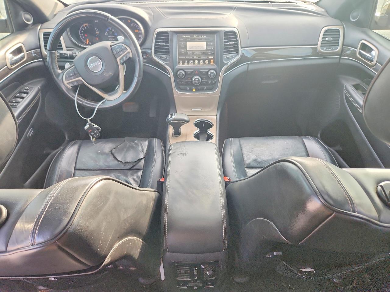 2015 Jeep Grand Cherokee Overland Black vin: 1C4RJECTXFC769734