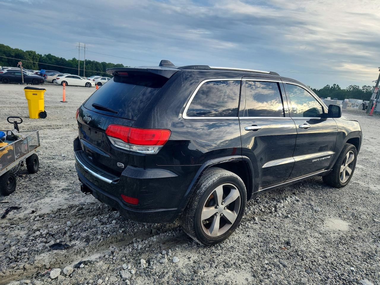 2015 Jeep Grand Cherokee Overland Black vin: 1C4RJECTXFC769734