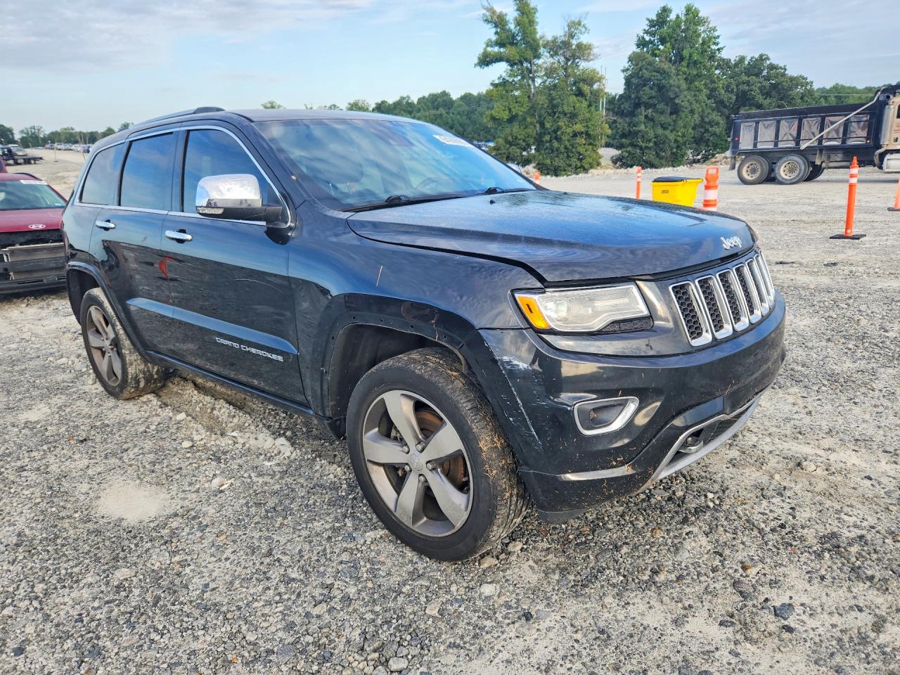 2015 Jeep Grand Cherokee Overland Black vin: 1C4RJECTXFC769734