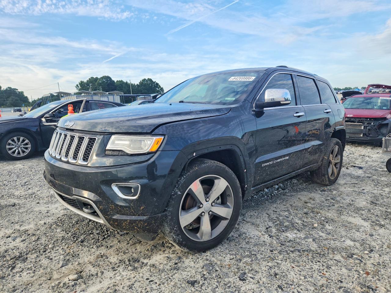 2015 Jeep Grand Cherokee Overland Black vin: 1C4RJECTXFC769734