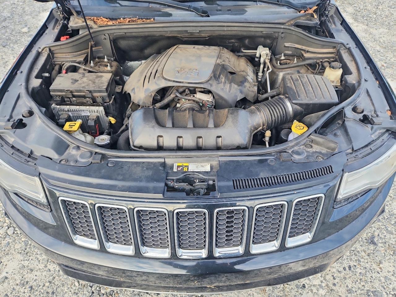 2015 Jeep Grand Cherokee Overland Black vin: 1C4RJECTXFC769734
