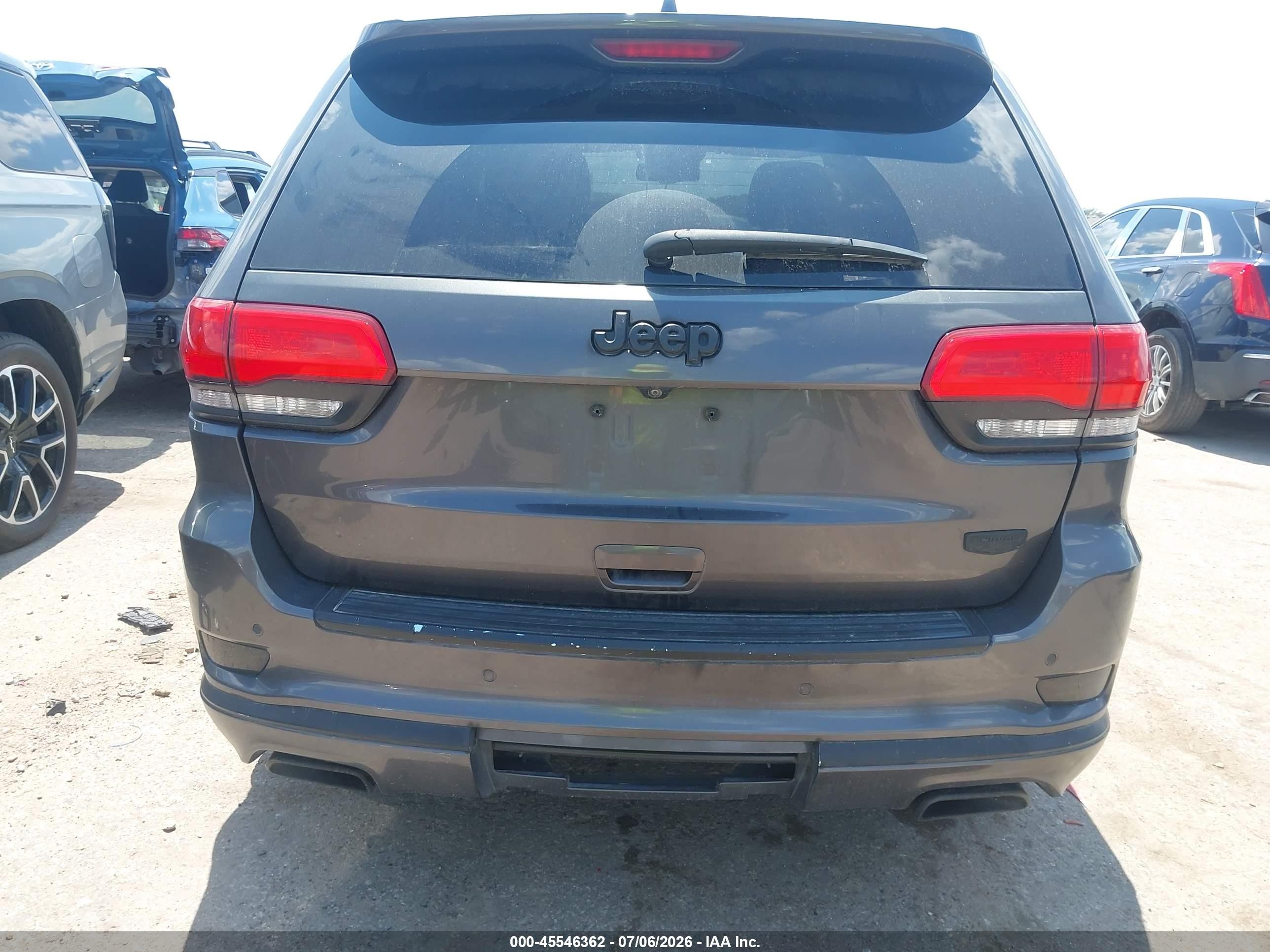 2015 Jeep Grand Cherokee Summit Gray vin: 1C4RJEJG2FC137252