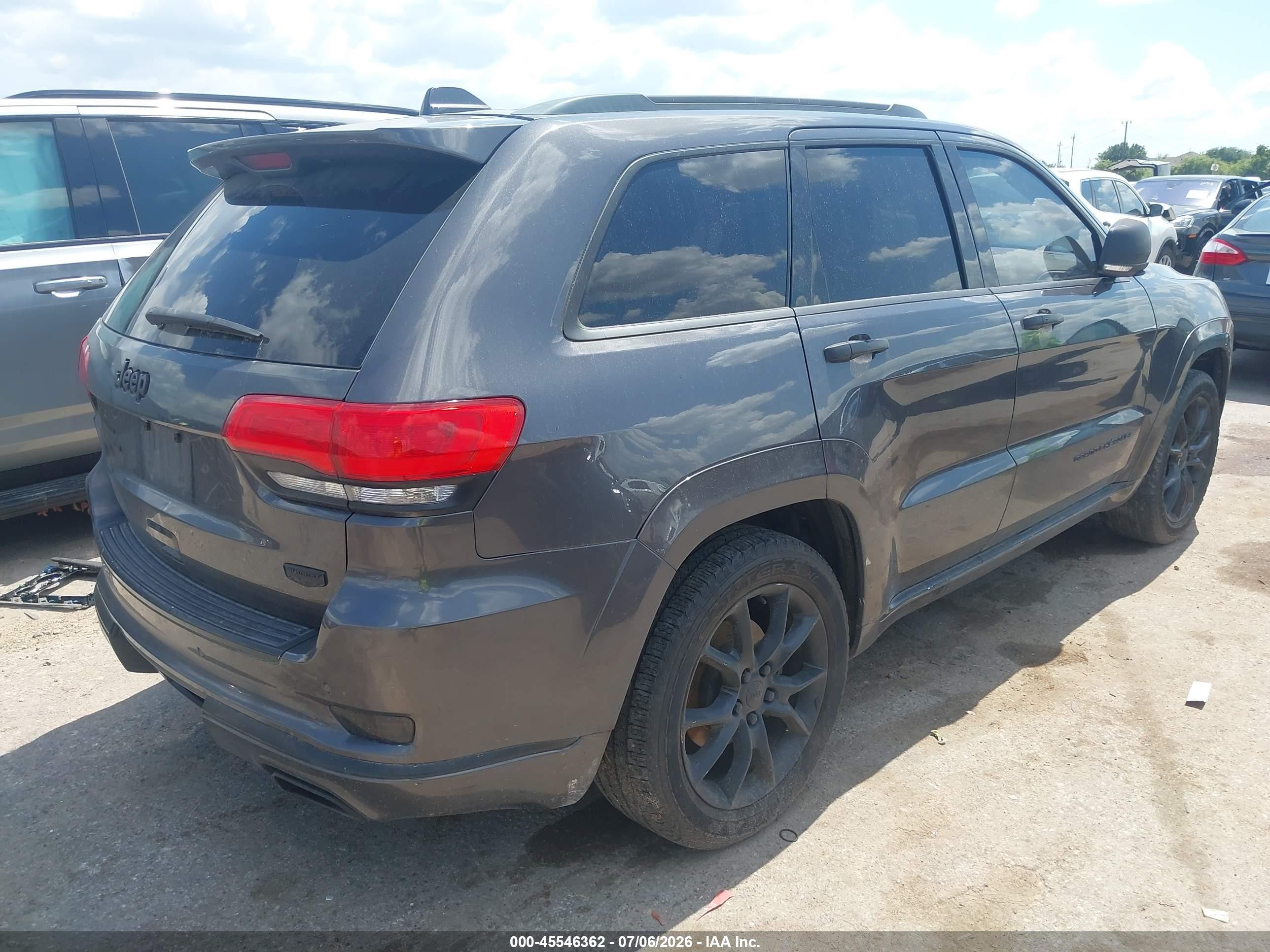 2015 Jeep Grand Cherokee Summit Gray vin: 1C4RJEJG2FC137252