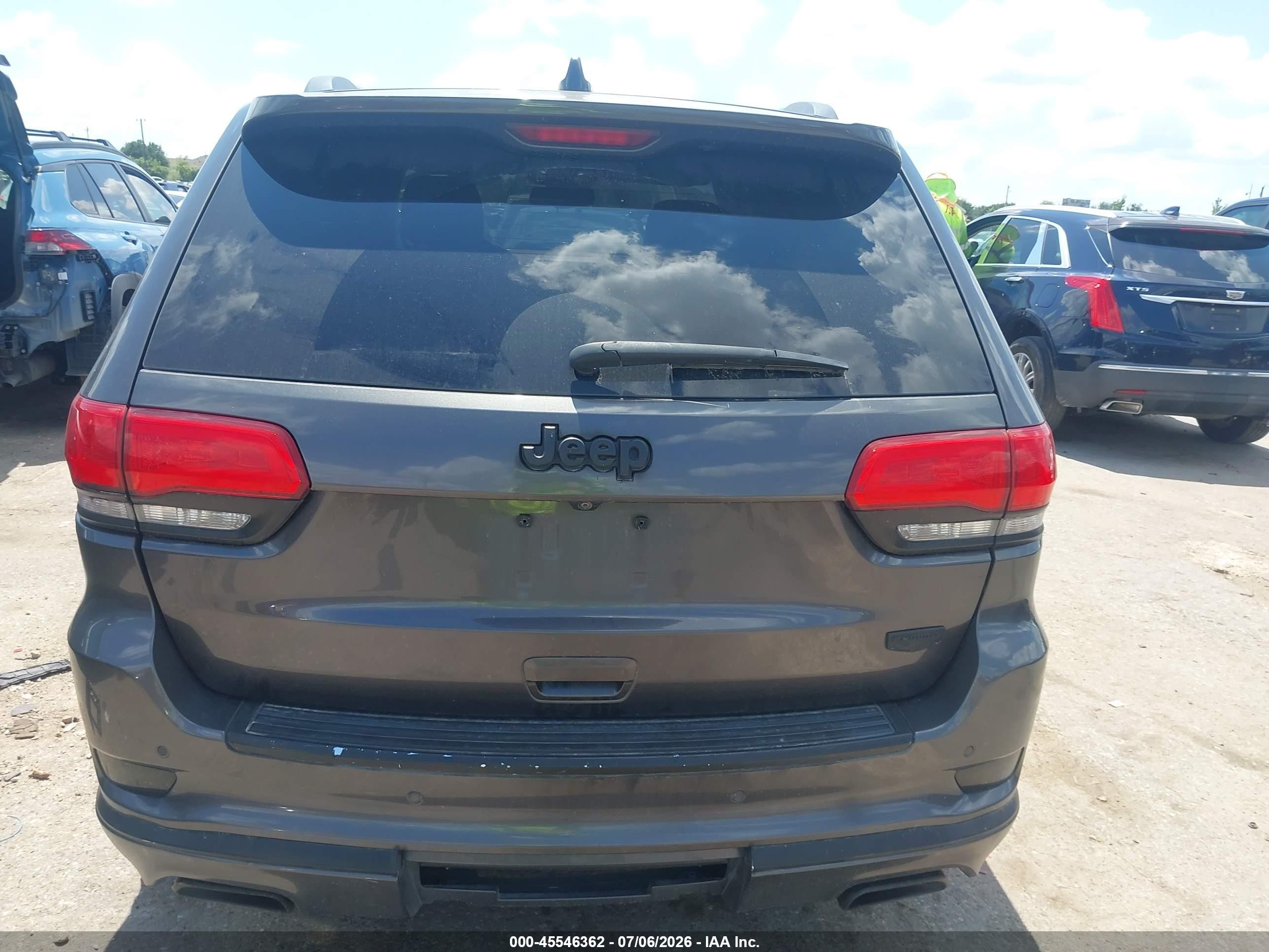 2015 Jeep Grand Cherokee Summit Gray vin: 1C4RJEJG2FC137252