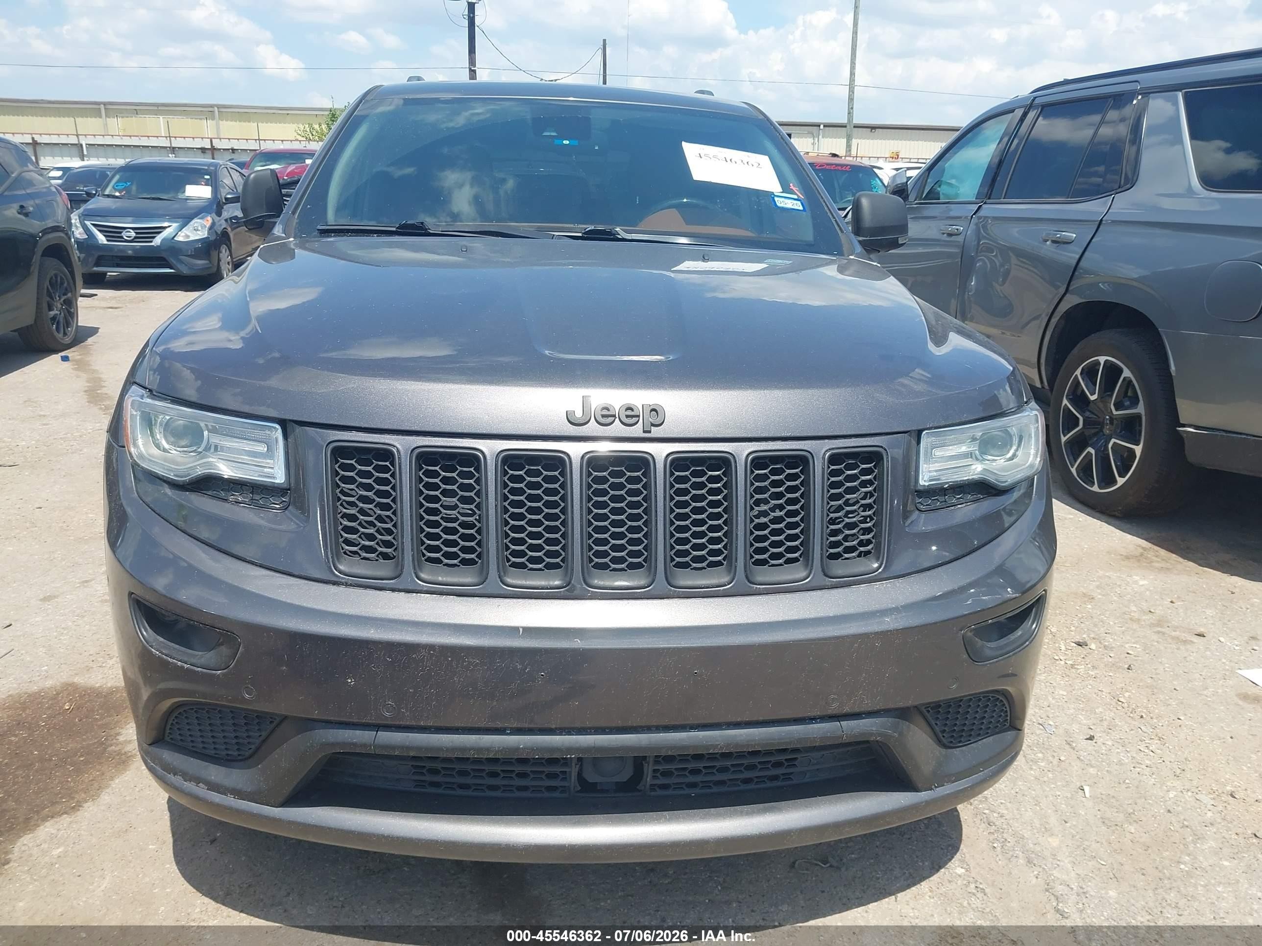 2015 Jeep Grand Cherokee Summit Gray vin: 1C4RJEJG2FC137252