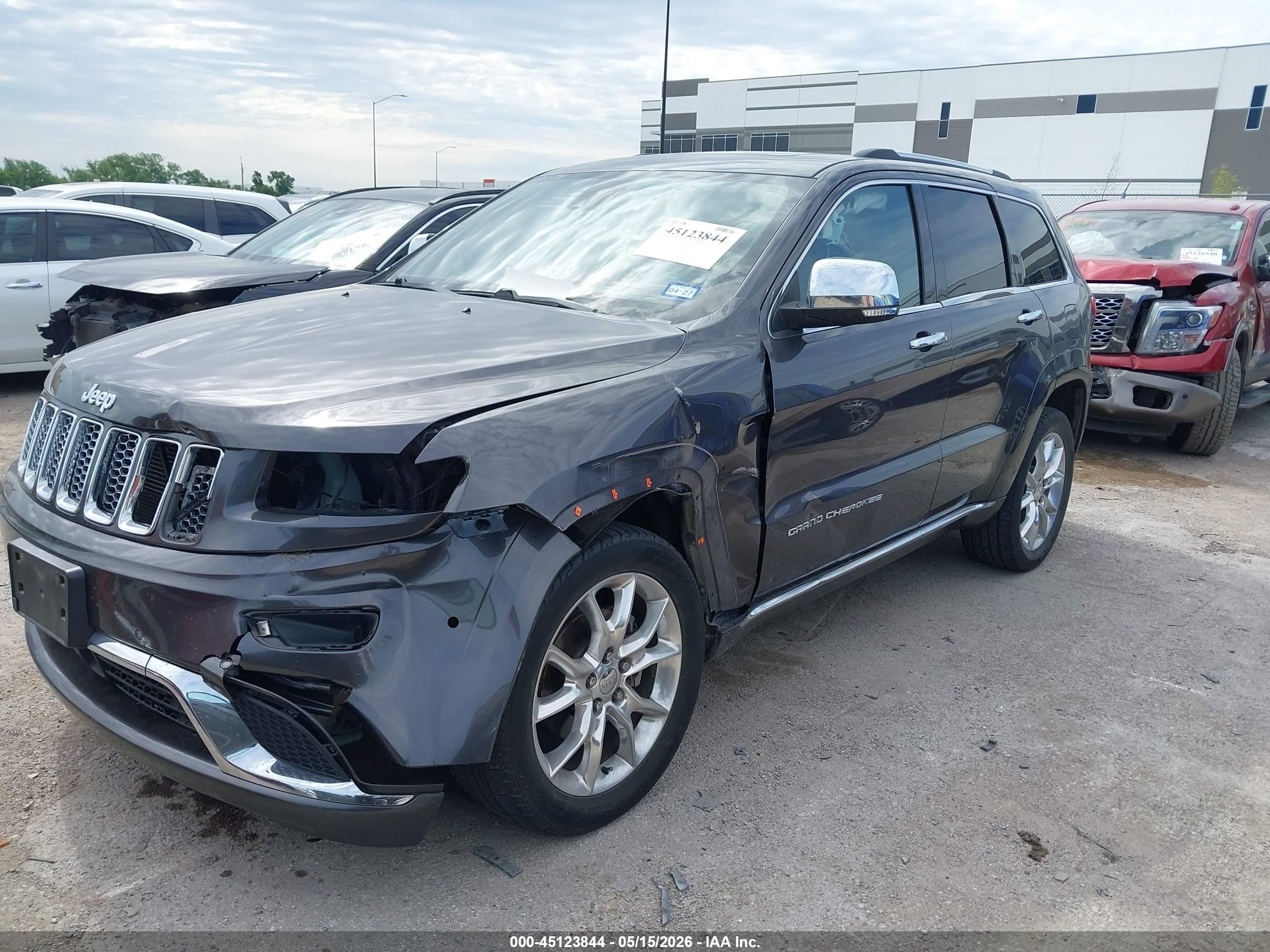 2015 Jeep Grand Cherokee Summit Gray vin: 1C4RJEJG3FC681727