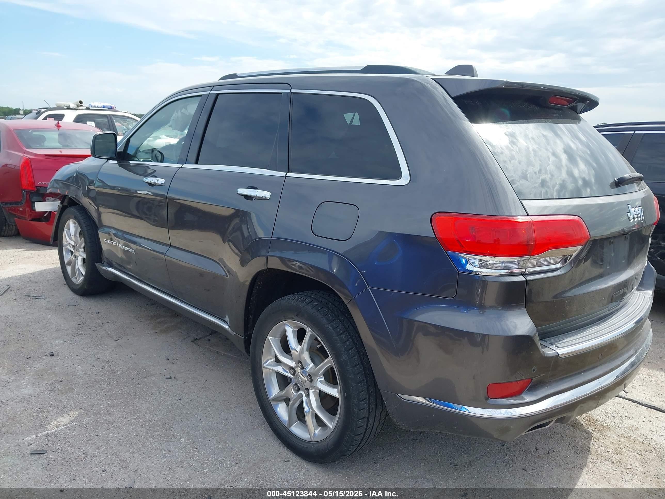 2015 Jeep Grand Cherokee Summit Gray vin: 1C4RJEJG3FC681727