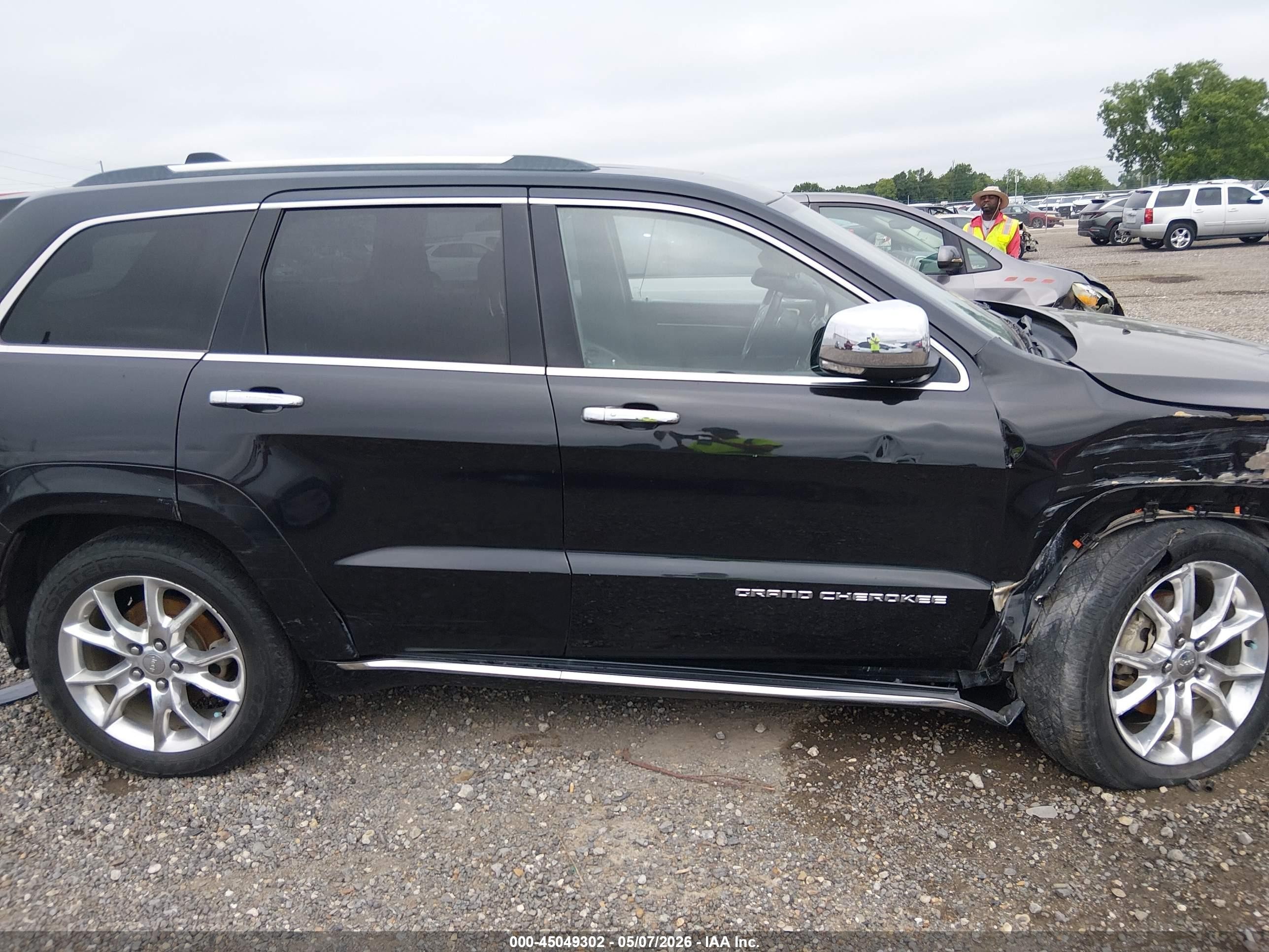 2014 Jeep Grand Cherokee Summit Black vin: 1C4RJEJG4EC523704
