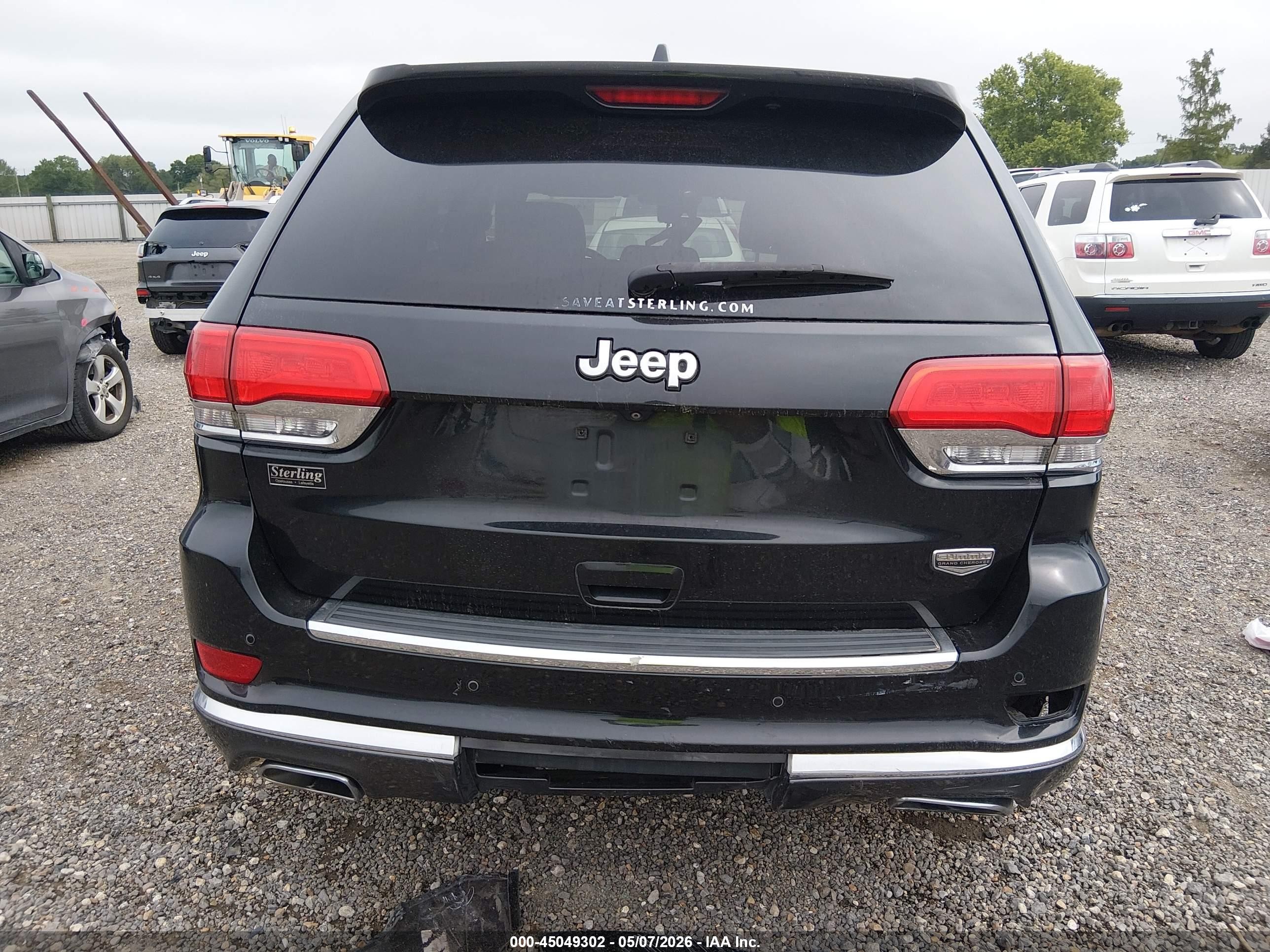 2014 Jeep Grand Cherokee Summit Black vin: 1C4RJEJG4EC523704