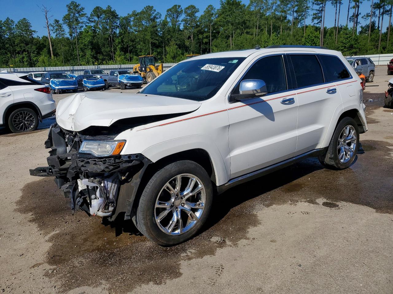 2015 Jeep Grand Cherokee Summit White vin: 1C4RJEJG5FC742026