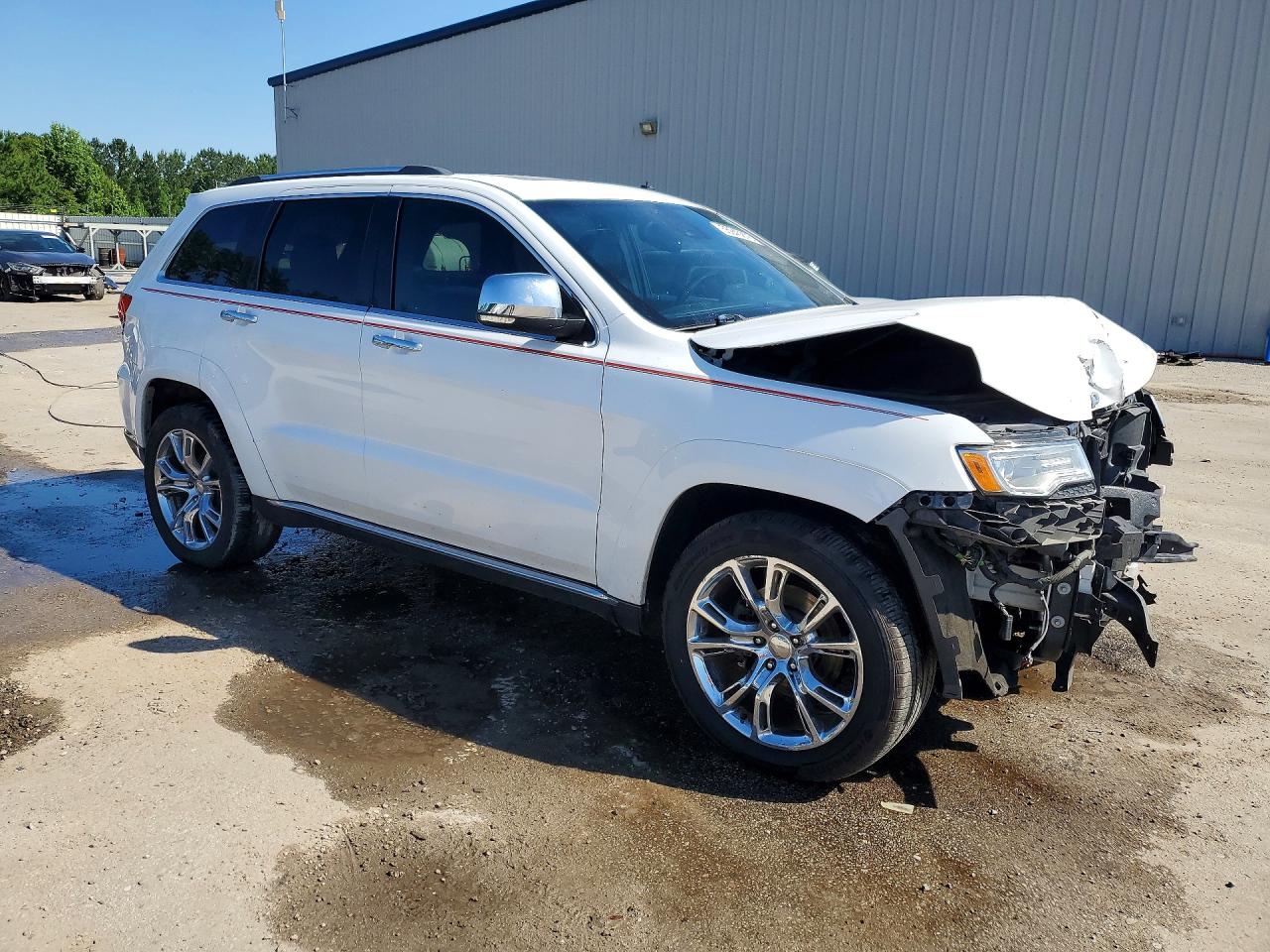 2015 Jeep Grand Cherokee Summit White vin: 1C4RJEJG5FC742026