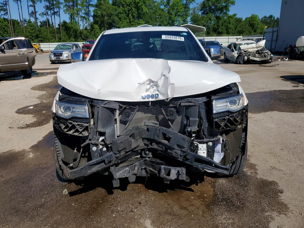 2015 Jeep Grand Cherokee Summit White vin: 1C4RJEJG5FC742026