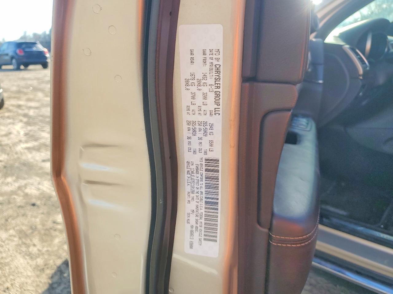 2014 Jeep Grand Cherokee Beige vin: 1C4RJEJG7EC191290