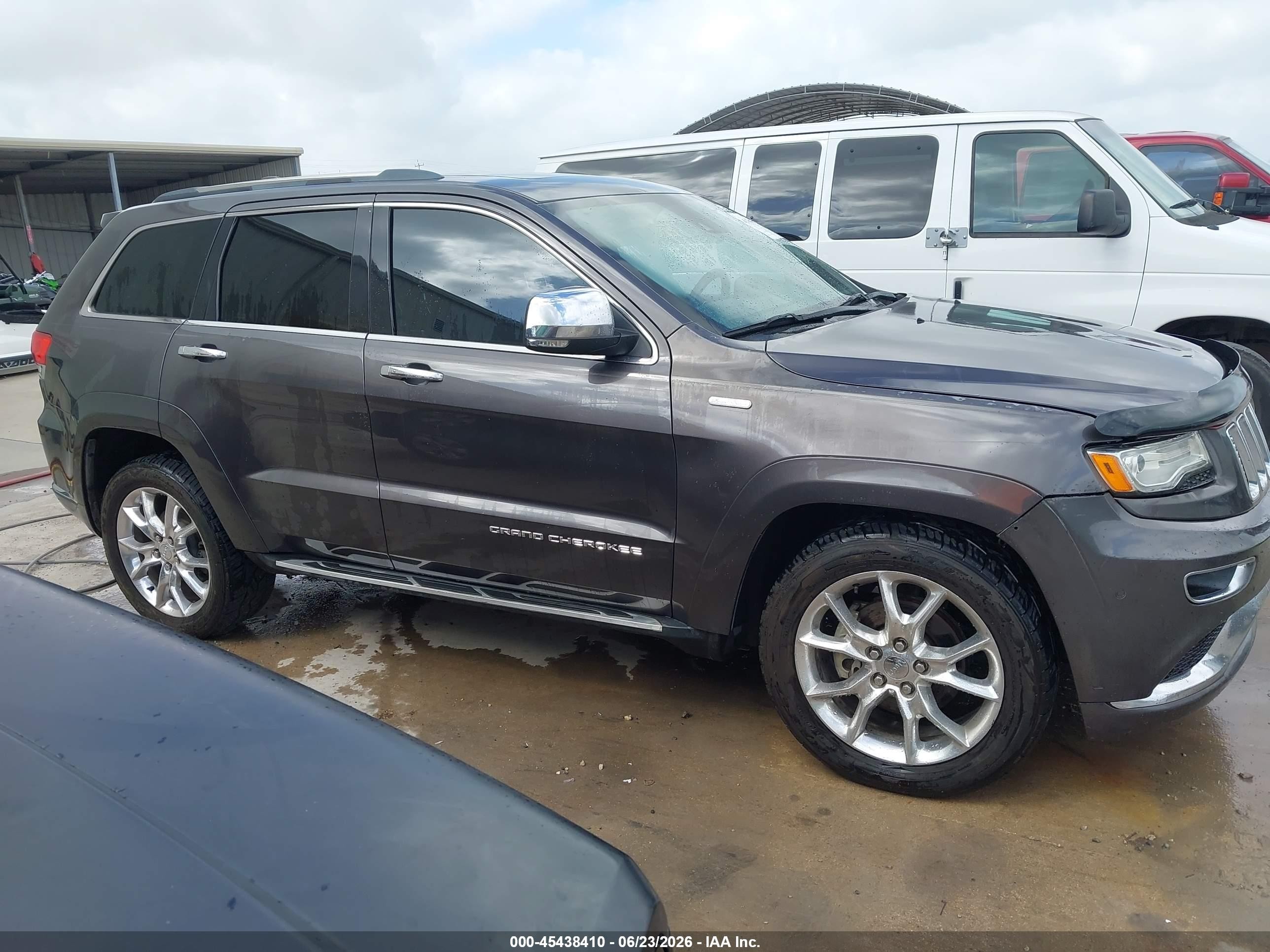 2015 Jeep Grand Cherokee Summit Gray vin: 1C4RJEJG7FC780258