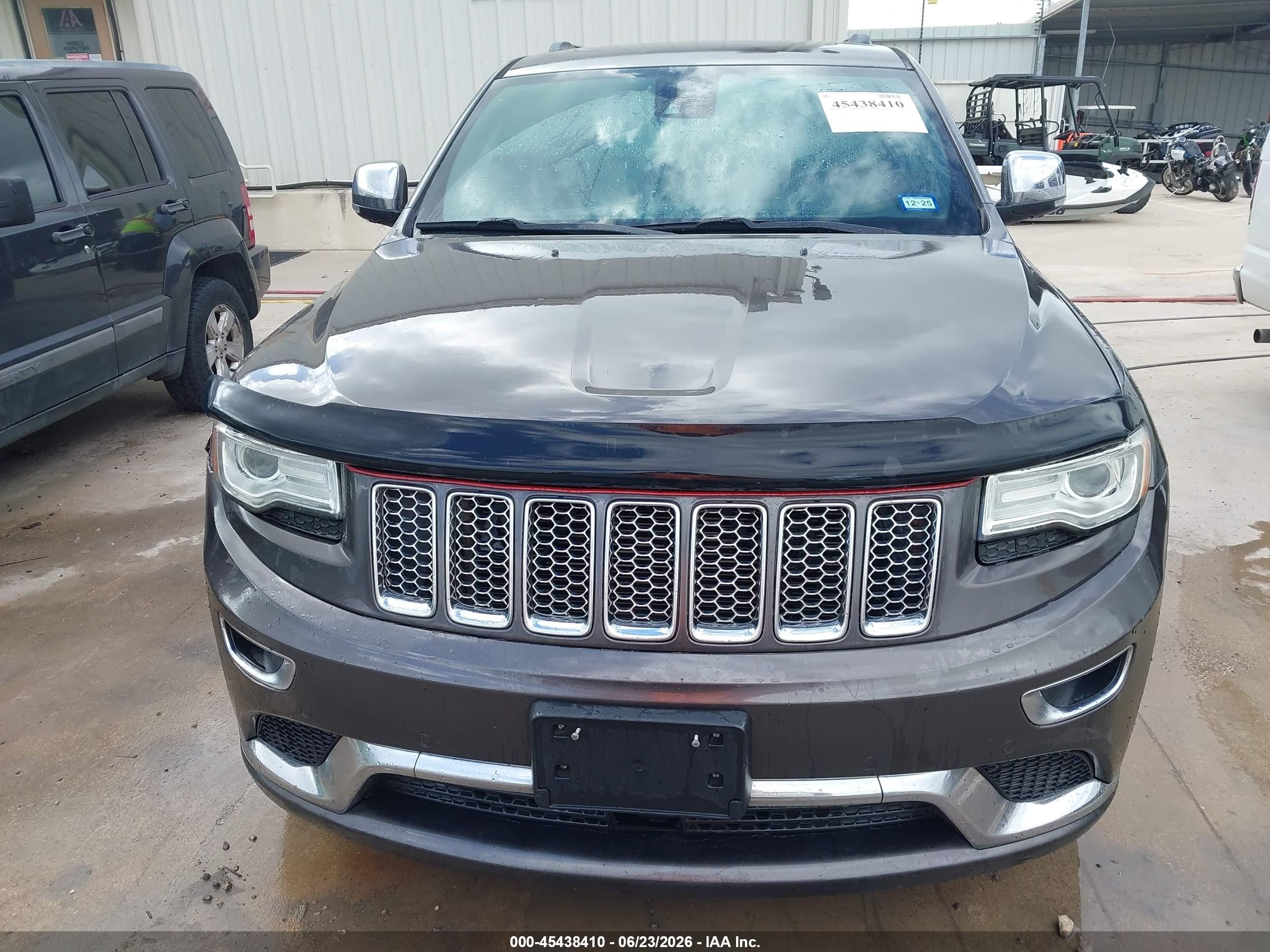 2015 Jeep Grand Cherokee Summit Gray vin: 1C4RJEJG7FC780258