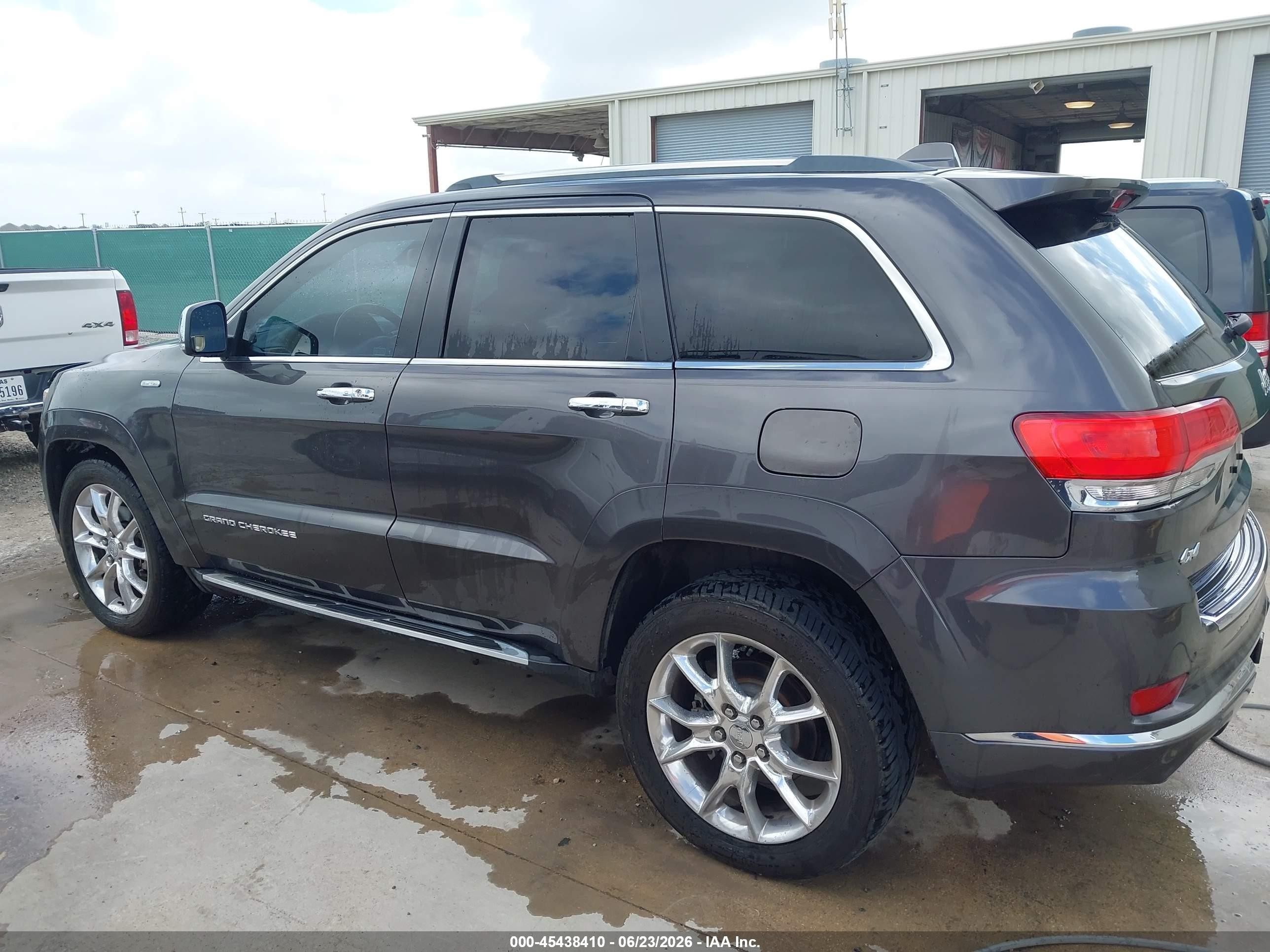 2015 Jeep Grand Cherokee Summit Gray vin: 1C4RJEJG7FC780258