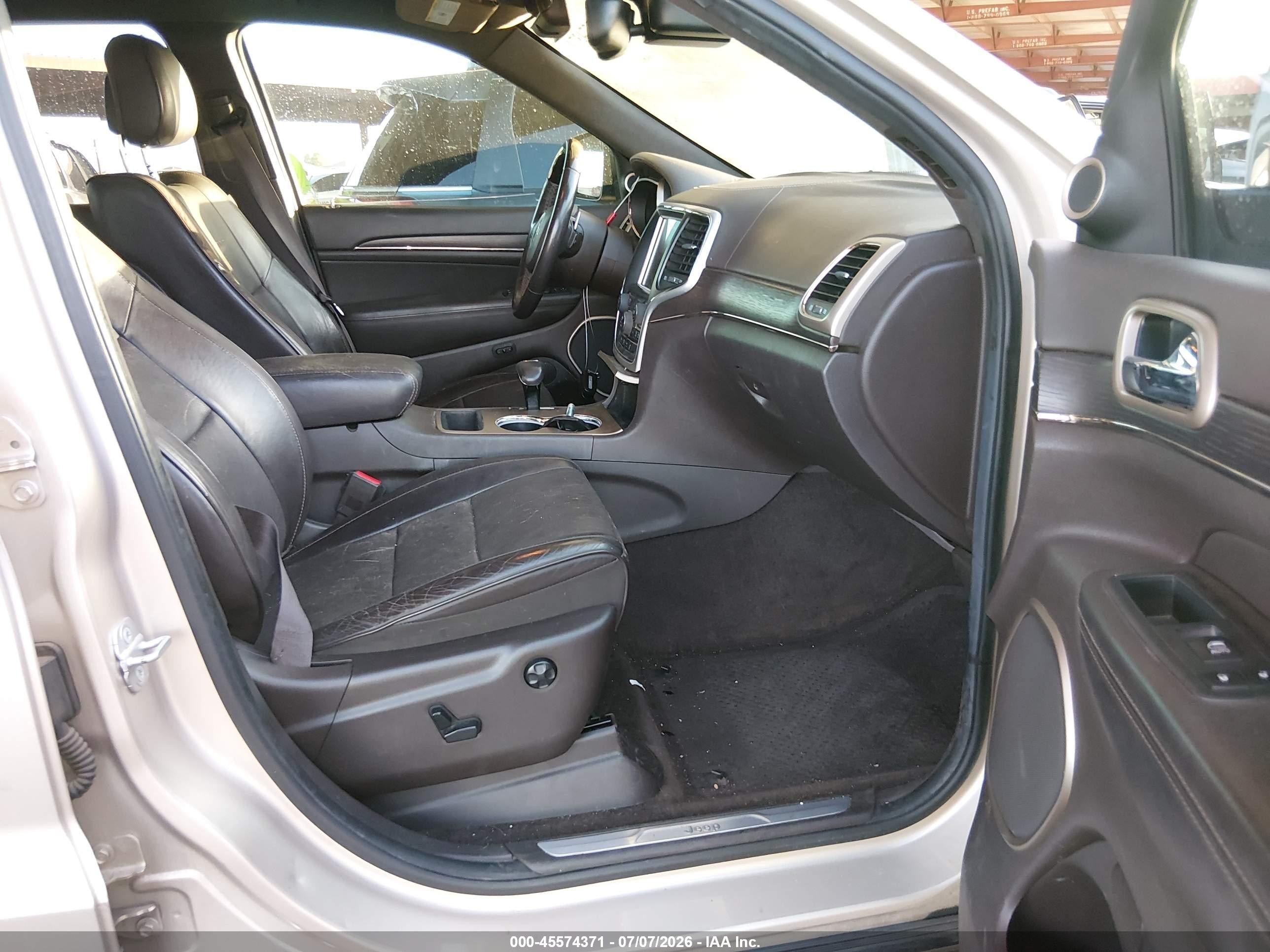 2014 Jeep Grand Cherokee Summit Gold vin: 1C4RJEJG8EC311100