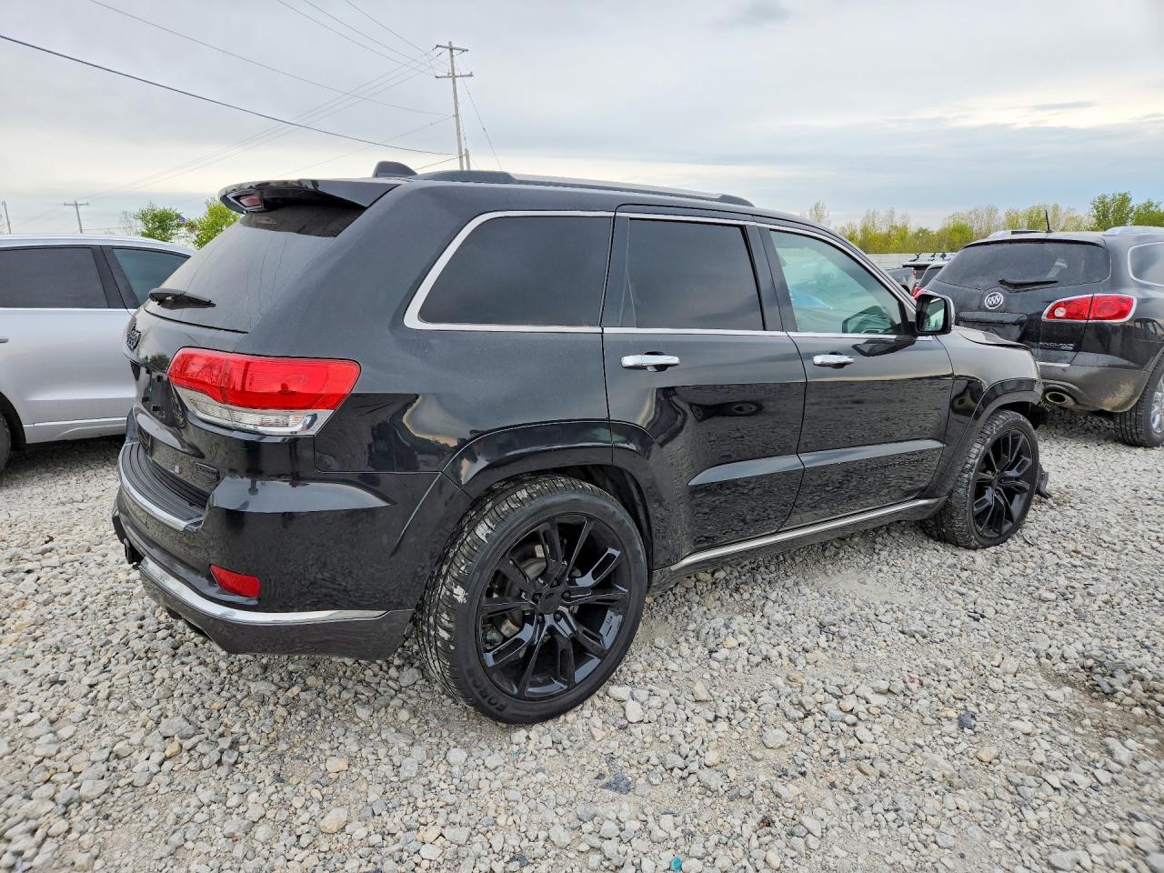 2014 Jeep Grand Cherokee Summit Black vin: 1C4RJEJM2EC426443