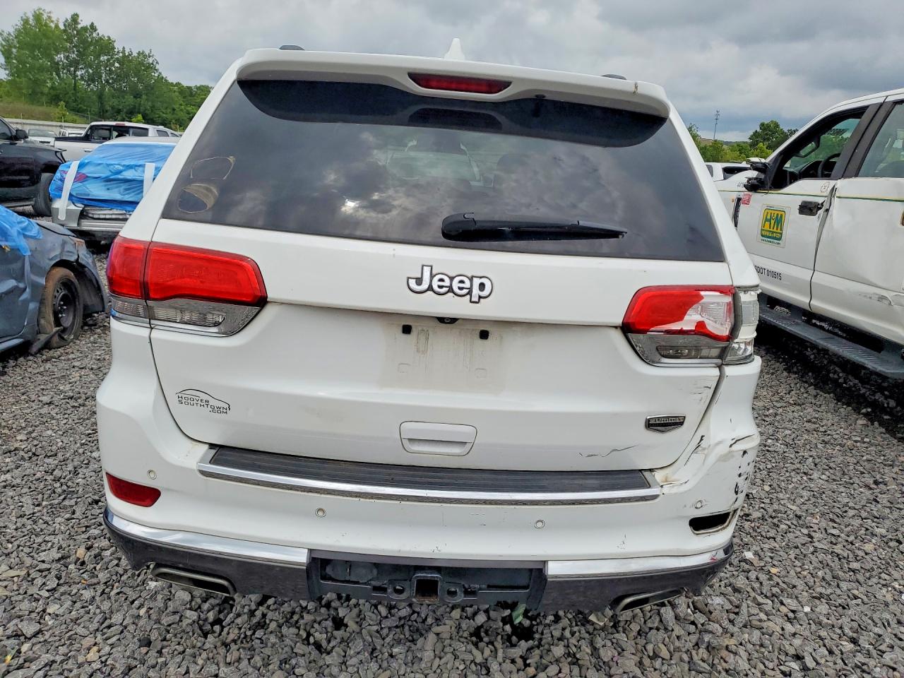 2014 Jeep Grand Cherokee Summit White vin: 1C4RJEJT5EC221349