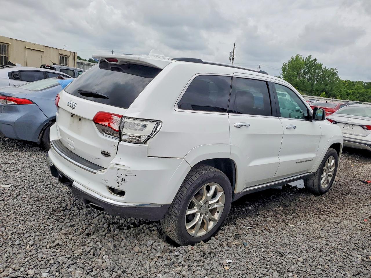 2014 Jeep Grand Cherokee Summit White vin: 1C4RJEJT5EC221349