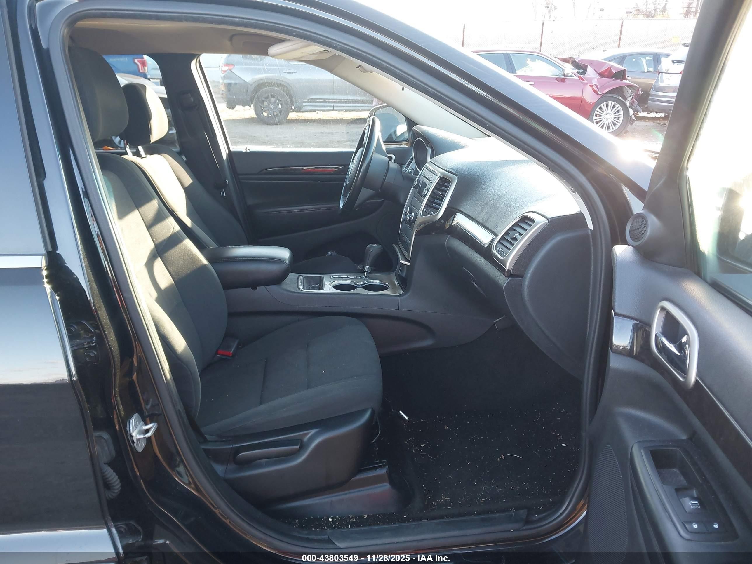 2012 Jeep Grand Cherokee Laredo Black vin: 1C4RJFAG0CC114473